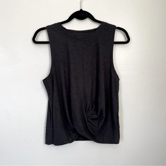 Old Navy | Gray Twist Front Muscle Tank | Size Medium - Picture 1 of 7